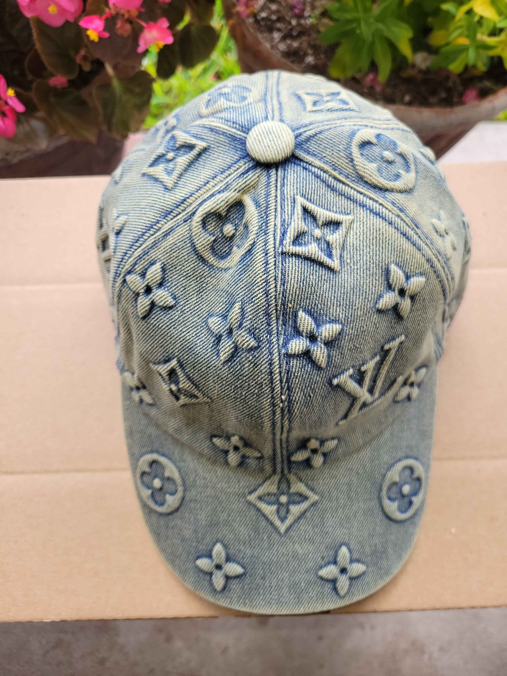 Louis Vuitton Monogram Denim Baseball Cap - - Picture 4 of 8